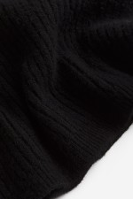 MAMA Rib-knit Mock Turtleneck Dress